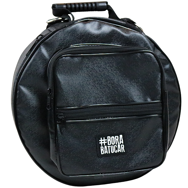 Capa Bag Pandeiro 13" Couro Premium Bora Batucar