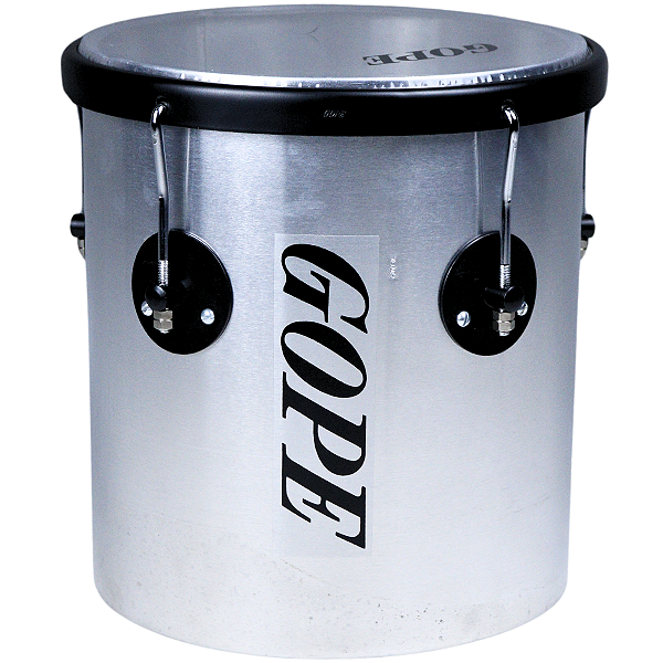 Repique de Mão Gope 10"30cm Aluminio Pele Cristal OUTLET