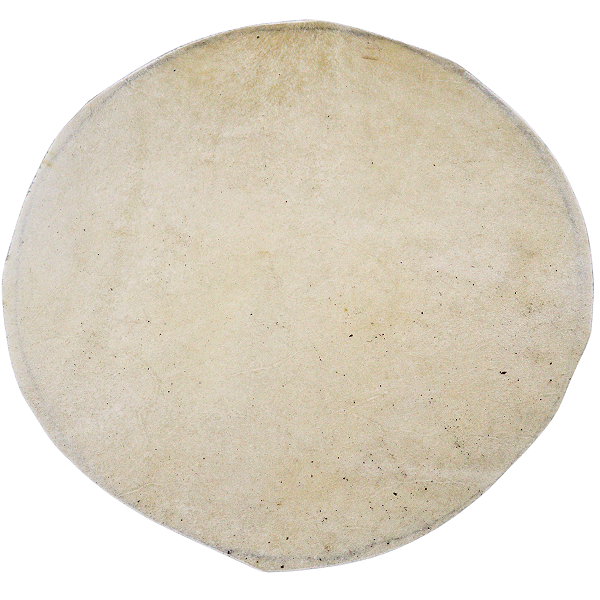 Pele Couro Boi Natural Disco 40cm Tambor Conga Atabaque Tumbadora