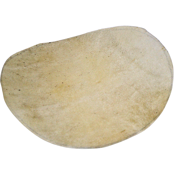 Pele Couro Boi Natural Disco 45cm Tambor Conga Atabaque Tumbadora