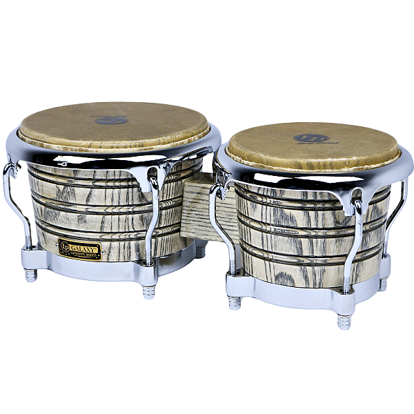Bongo LP Galaxy Giovanni 7 1/4" e 8 5/8" Cromada