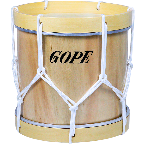 Tambor Alfaia Gope 16" 40cm Madeira Corda Maracatu OUTLET