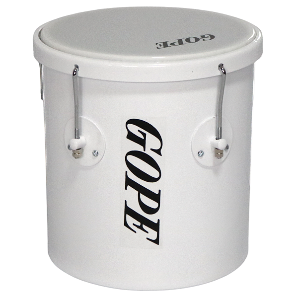 Repique De Mão Gope 10" 30cm Branco OUTLET