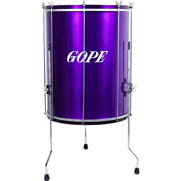Surdo Gope 18" 60cm Lilás Alumínio com Tripe OUTLET