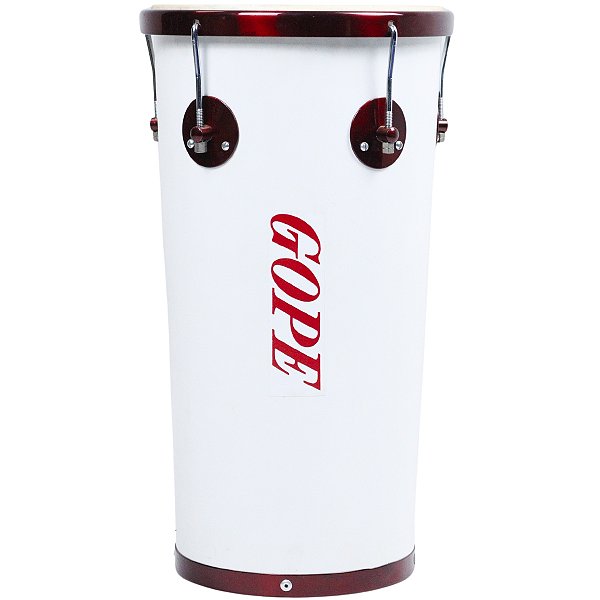 Rebolo Tantan Gope 10" 50cm Branco Aro Cereja Madeira OUTLET