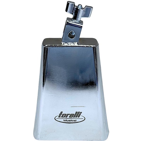 Cowbell Torelli 6" Cromado c/ Clamp