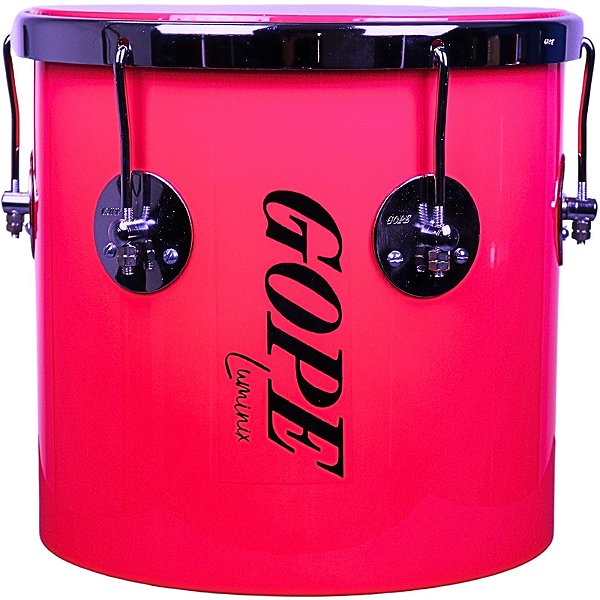 Repique De Mão Gope 11" 30cm Luminix Rosa Pele Cristal Alumínio