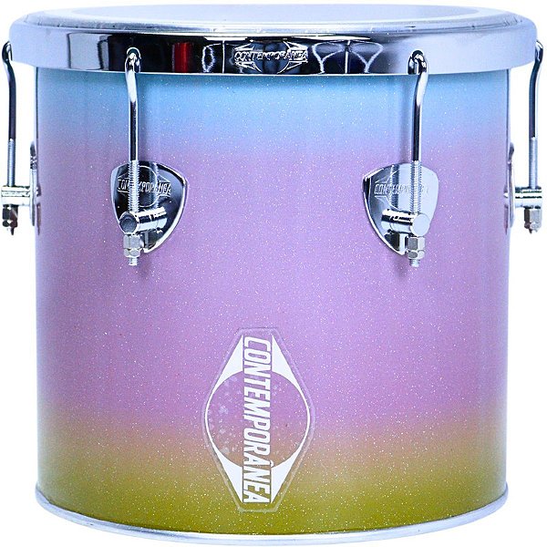 Repique de Mão Contemporânea 11"30cm Brisa Intensa Glitter Cristal