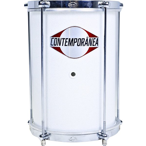 Bacurinha Repinique Contemporânea 8"30cm Branco Glitter