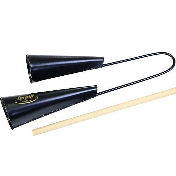 Agogo Torelli Preto Duplo Aço