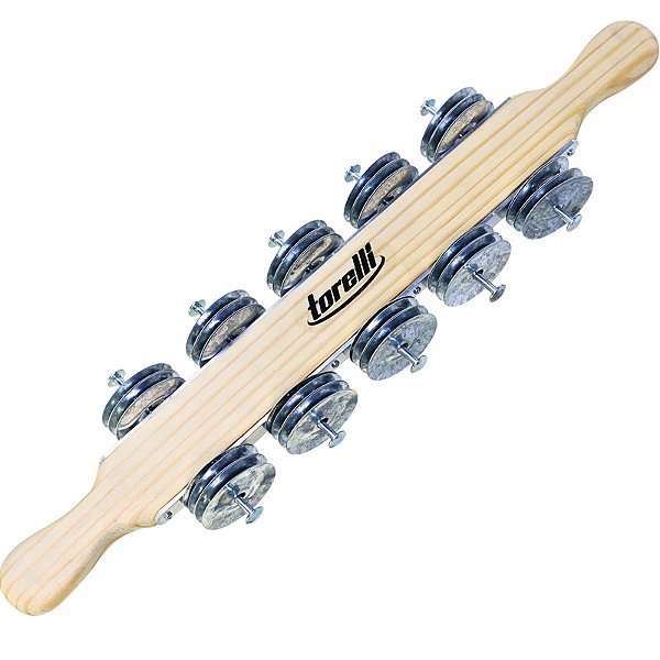 Rocar Ganzá Torelli Madeira Ritmus Chocalho