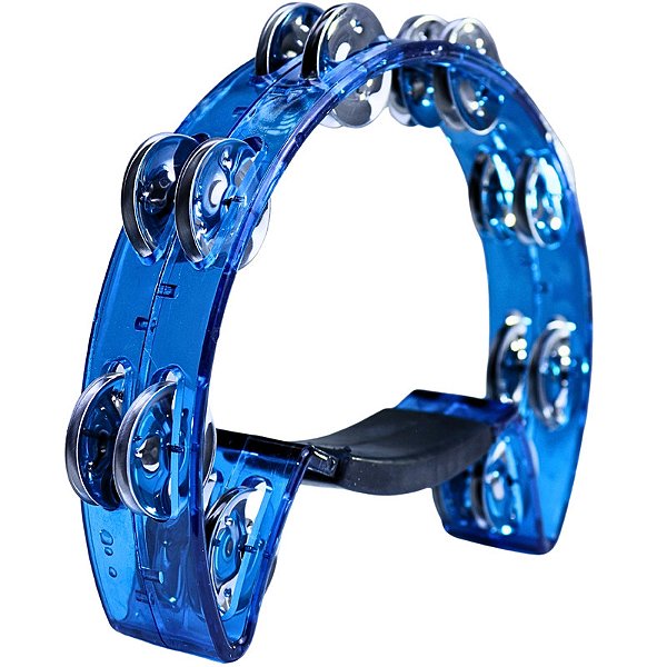 Pandeirola Meia Lua Torelli Cristal Azul