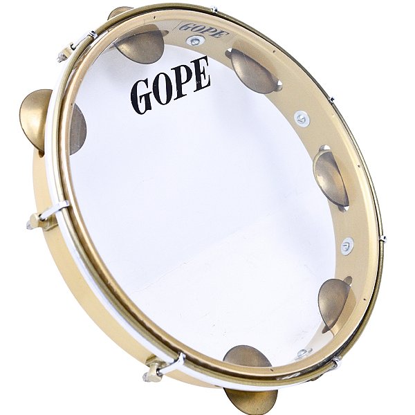 Pandeiro Gope 11" Dourado Super Leve OUTLET
