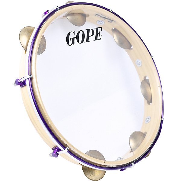 Pandeiro Gope 11" Super Leve Aro Lilás OUTLET
