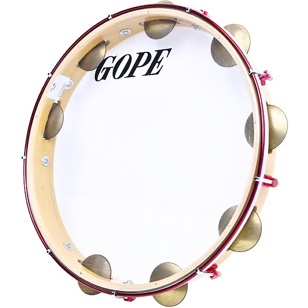 Pandeiro Gope 13" Super Leve Aro Selfie Cereja OUTLET