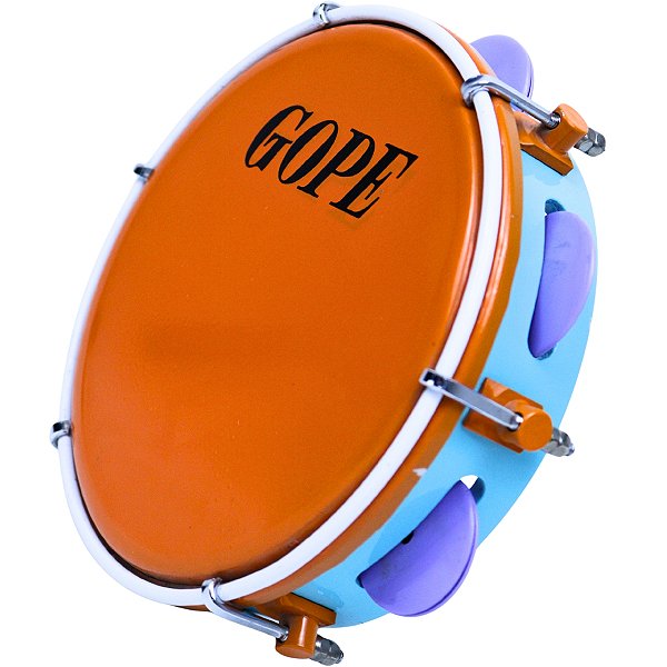 Pandeiro Gopinho Gope 8" Colorido Infantil OUTLET