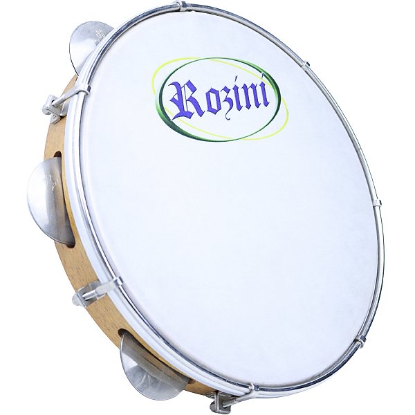 Pandeiro Rozini 10" Madeira Profissional Nylon OUTLET
