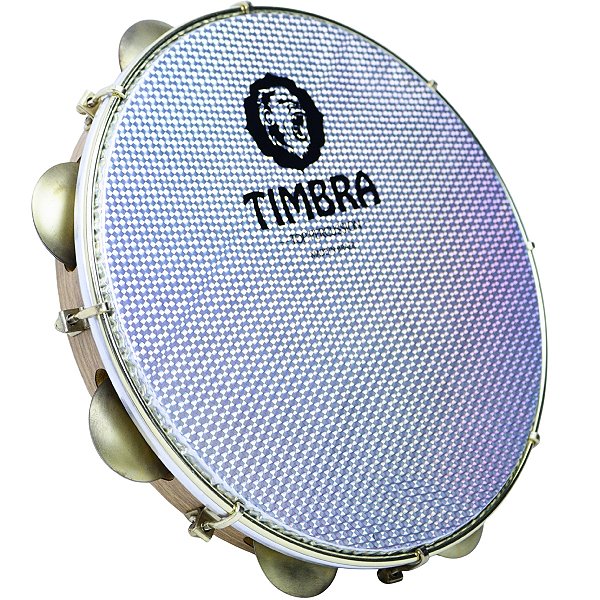 Pandeiro Timbra 11" Profissional Dourado Holográfica OUTLET