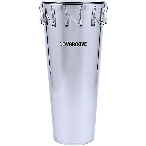 Timbal NewGroove 14"90cm Cromado Aço Tempera