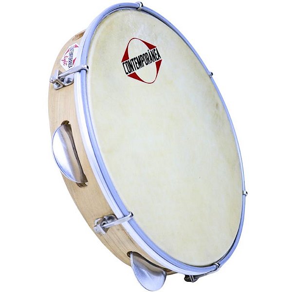 Pandeiro Contemporânea 10" Madeira Light Couro