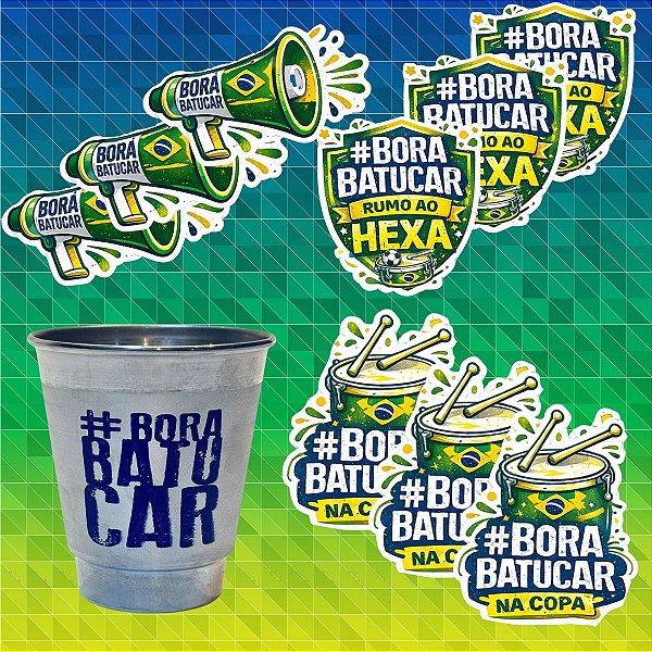 Kit Copa Torcedor #BoraBatucar