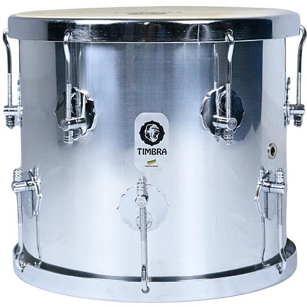 Repique de Anel Timbra 12" 30cm Alumínio Cromado