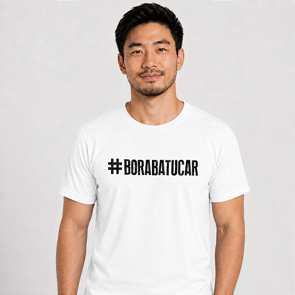 Camiseta Percussão FAMÍLIA Branca #BoraBatucar