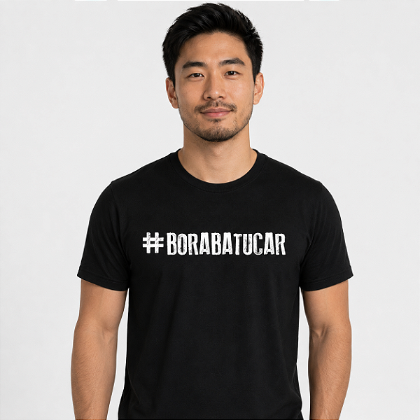 Camiseta Percussão FAMÍLIA Preta #BoraBatucar