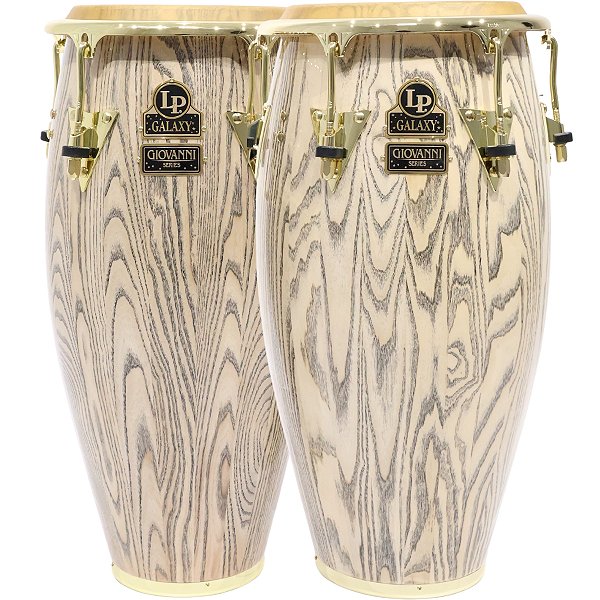 Conga Par LP Latin Percussion Galaxy Giovanni AW 11 e 11 3/4 Dourada