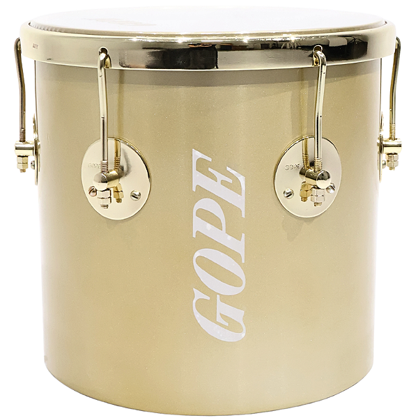 Repique de Mão Gope 11" 30cm Linha Ouro Cristal Alumínio