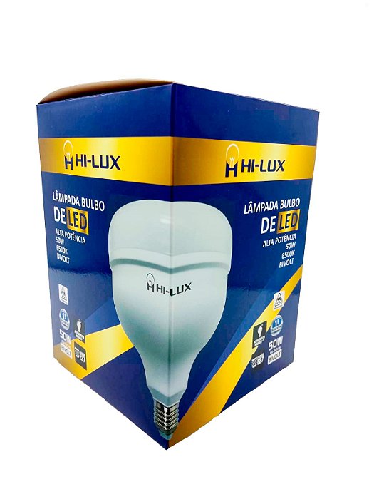 LÂMPADA DE BULBO LED ALTA POTÊNCIA 50W 6500K