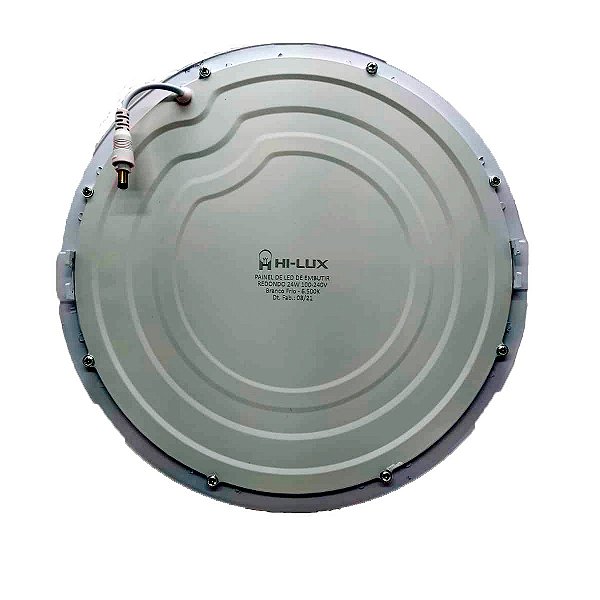 PAINÉIS DE LED EMBUTIR REDONDO 24W 6500K