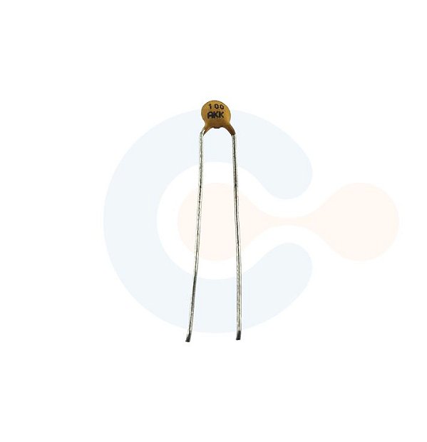 Capacitor Ceramico Multicamada 10Pf 50V - C0G 5% (Passo 5mm)