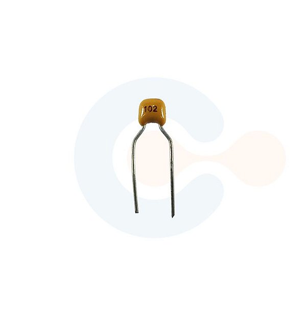Capacitor Ceramico Multicamada 1nF 50V - C0G 5% (Passo 5mm)