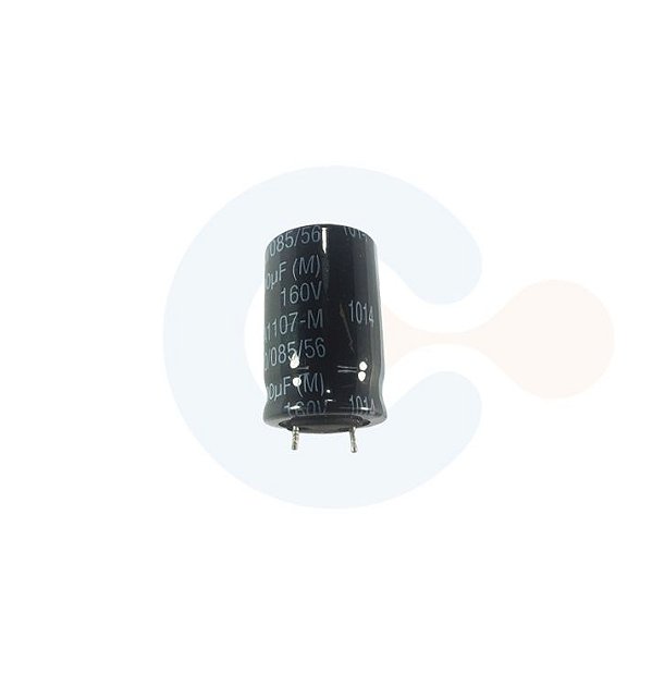 Capacitor Eletrolitico Radial 100uF 160Vcc (Caneca 16mm) - B43851