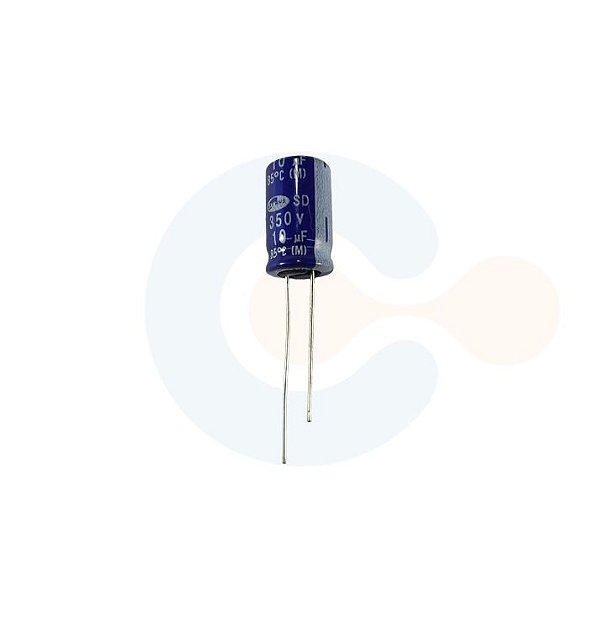 Capacitor Eletrolitico Radial 10uF 350Vcc (Caneca 10mm) - S2A