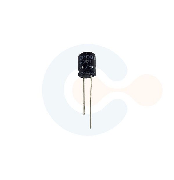 Capacitor Eletrolitico Radial 4,7uF 350Vcc (Caneca 10mm) - B43821