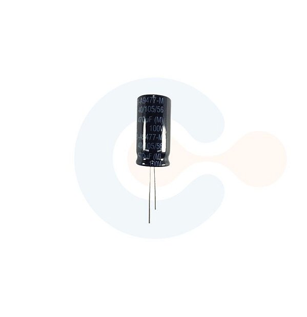 Capacitor Eletrolitico Radial 470uF 100Vcc (Caneca 16mm) - B41851