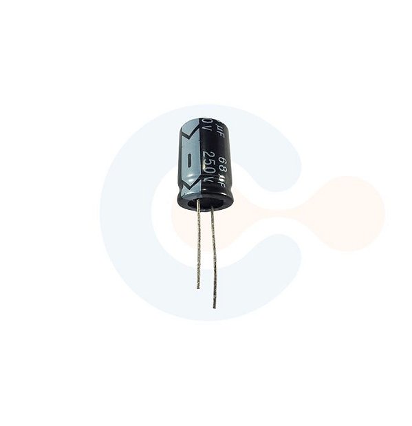 Capacitor Eletrolitico Radial 68uF 250Vcc (Caneca 16mm)
