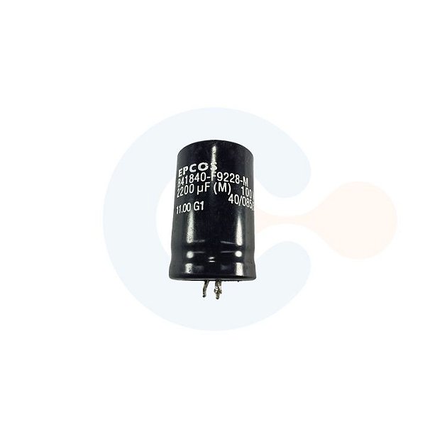 Capacitor Eletrolitico Snap-In 2200uF 100Vcc (Caneca 25mm) - B41840
