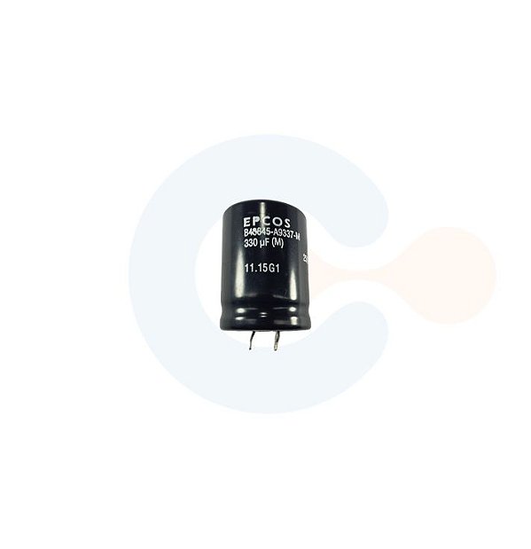 Capacitor Eletrolitico Snap-In 330uF 400Vcc (Caneca 30mm) - B43840
