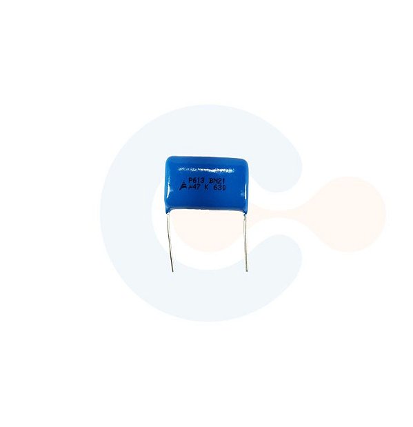 Capacitor Poliester Metalizado 470nF 630V (Passo 23mm)