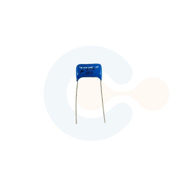 Capacitor Poliester Metalizado 47nF 250V (Passo 10mm)
