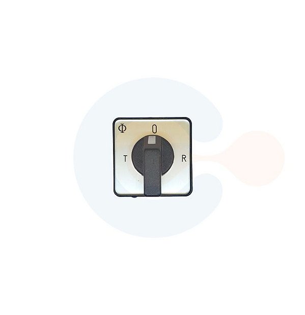 Chave Comutadora Rotativa 1P CA4-A048.600-FS2 10A 3 Posição(0 r t)