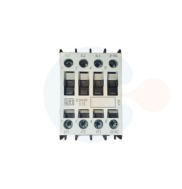 Contator 3P CWM9 9A Bobina 48VCC contato Auxiliar 1NA