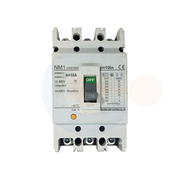 Disjuntor Caixa Moldada 3P NM1 32A 25kA