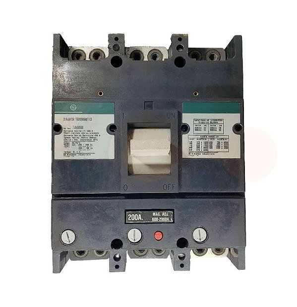 Disjuntor Caixa Moldada 3P TJK 200A 34kA