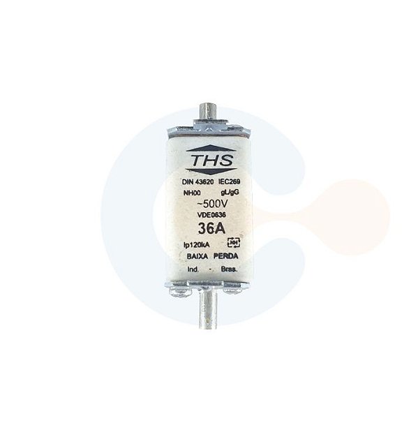 Fusivel Retardado NH00 36A 100kA