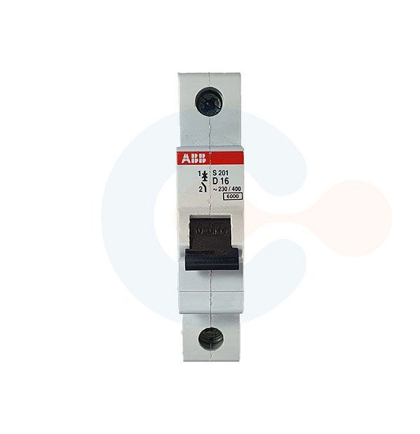 Mini Disjuntor 1P S201 Curva D 16A 6kA
