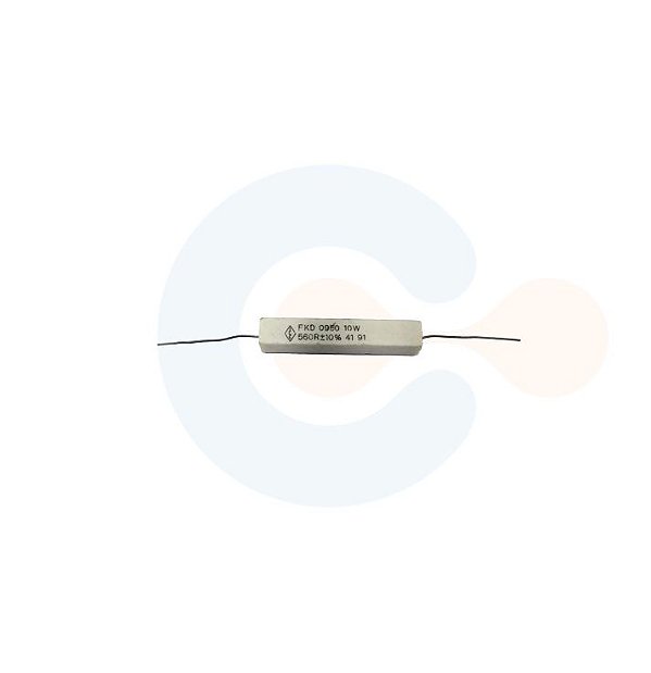 Resistor De Fio 560R 10W - 5% - Ceramica